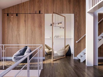 LADY - Pivot wood and glass door by CARMINATI SERRAMENTI - view 2
